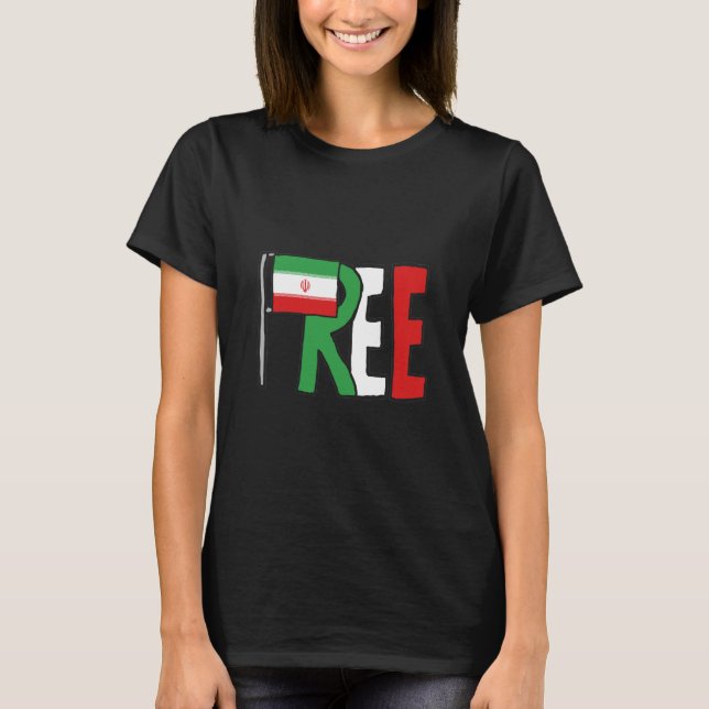 Free Iran T-Shirt (Front)