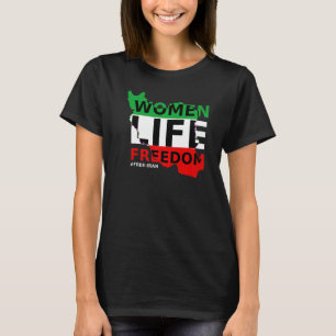 Free Iran Women life freedom stand with Persian wo T-Shirt