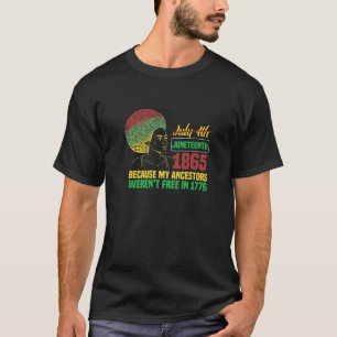 Free Ish Junenth African American Freedom Black Hi T-Shirt