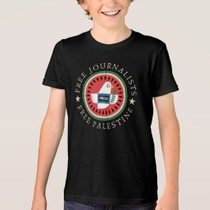 Free Jounalists Free Palestine Tri-Blend Shirt