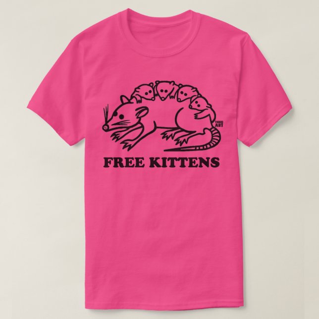 FREE KITTENS T-Shirt (Design Front)