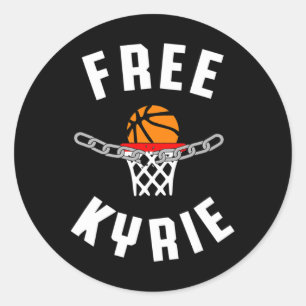 Free Kyrie Free Speech Anti Censorship Fun Bysketb Classic Round Sticker