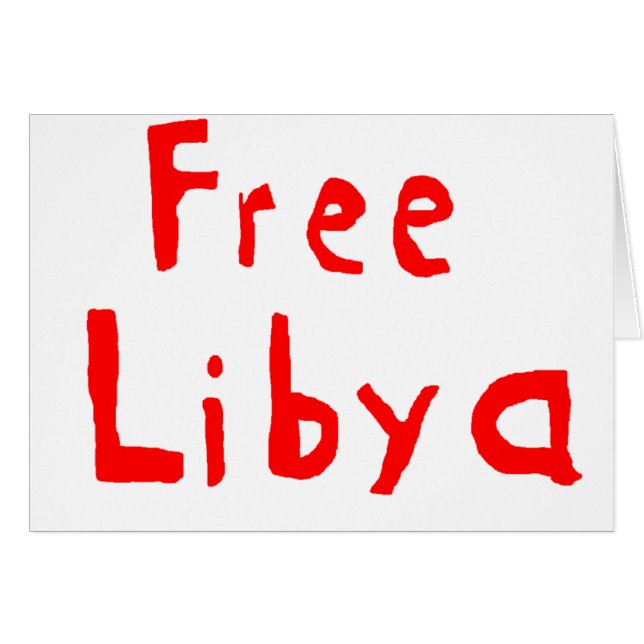 FREE LIBYA (Front Horizontal)