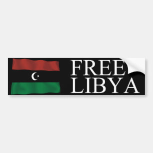 Free Libya Bumper Sticker