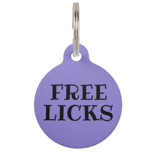 Free Licks Pet Tag