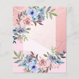 FREE LIVE DESIGNER HELP - Floral BUDGET Flyer