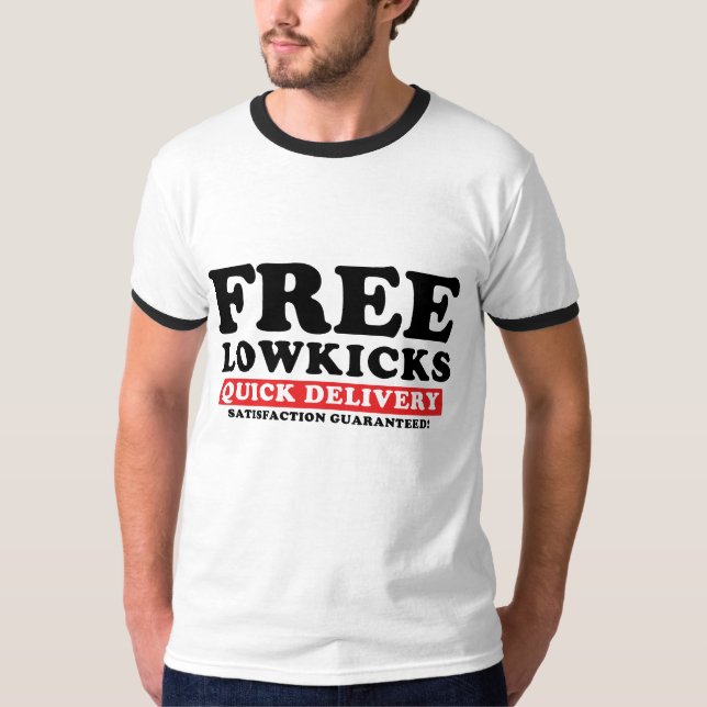Free Lowkicks Ringer T-shirt (Front)