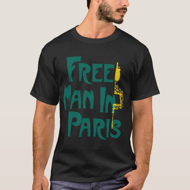 Free Man, Rock Style T-Shirt (Front)