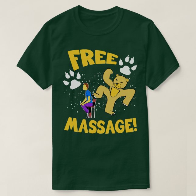 Free Massage T-Shirt (Design Front)