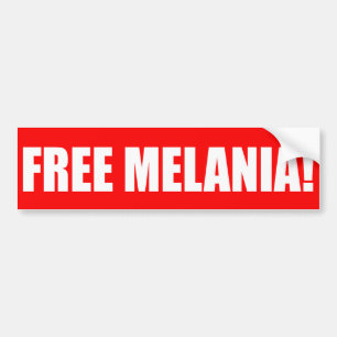 "FREE MELANIA!" BUMPER STICKER
