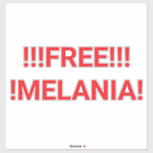 FREE MELANIA Trump Can't Read Hankamer Artjunkhaus