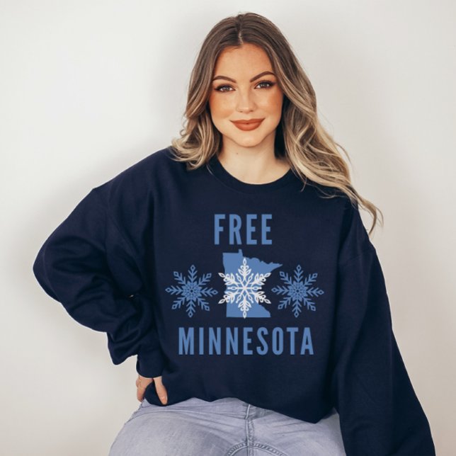 Free Minnesota Anti ICE Protest  Sweatshirt (Creator Uploaded)