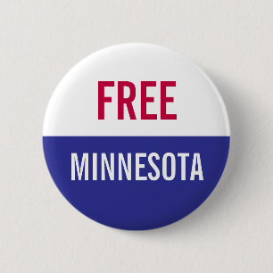Free Minnesota Protest 6 Cm Round Badge