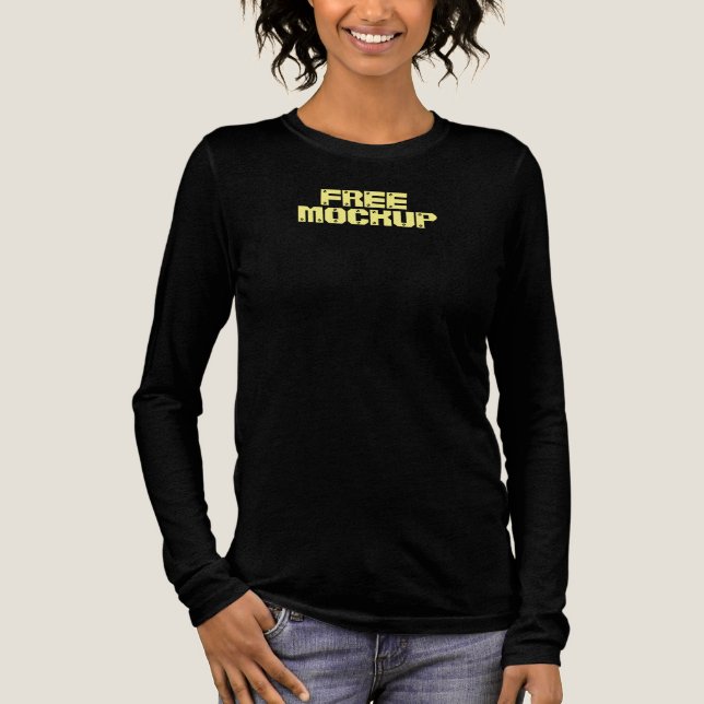 FREE MOCKUP Tri-Blend SHIRT (Front)