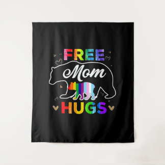 Free Mom Hugs Tapestry