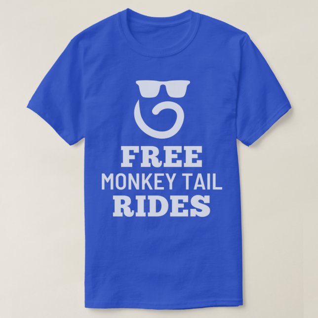 Free Monkey Tail Rides Monkey Tail Beard T-Shirt (Design Front)