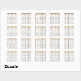 Free Monthly Calendar Calcomania Square Sticker