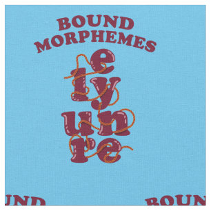 Free Morphemes Phonics Learning English Fabric