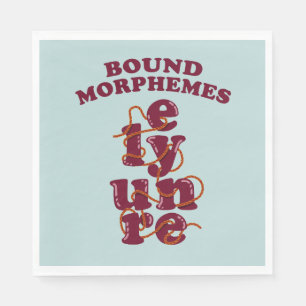 Free Morphemes Phonics Learning English Napkin
