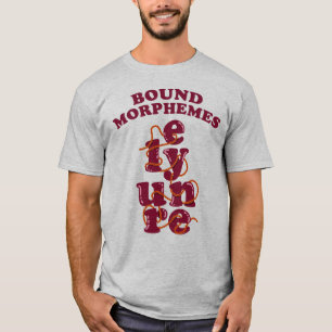 Free Morphemes Phonics Learning English T-Shirt