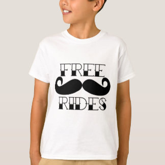 Free Moustache Rides T-Shirt