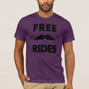 Free Moustache Rides T-Shirt