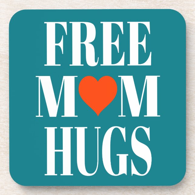Free Mum Hugs Coaster (Front)
