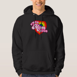 Free Mum Hugs  For Women Lgbtq Gay Pride Hoodie
