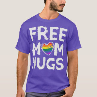 Free Mum Hugs Heart - LGBTQ T-Shirt