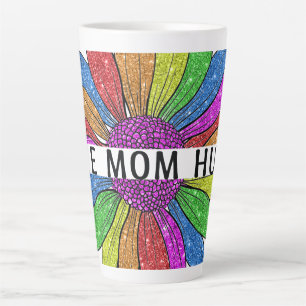 Free Mum Hugs LGBTQIA+ Pride Support Latte Mug