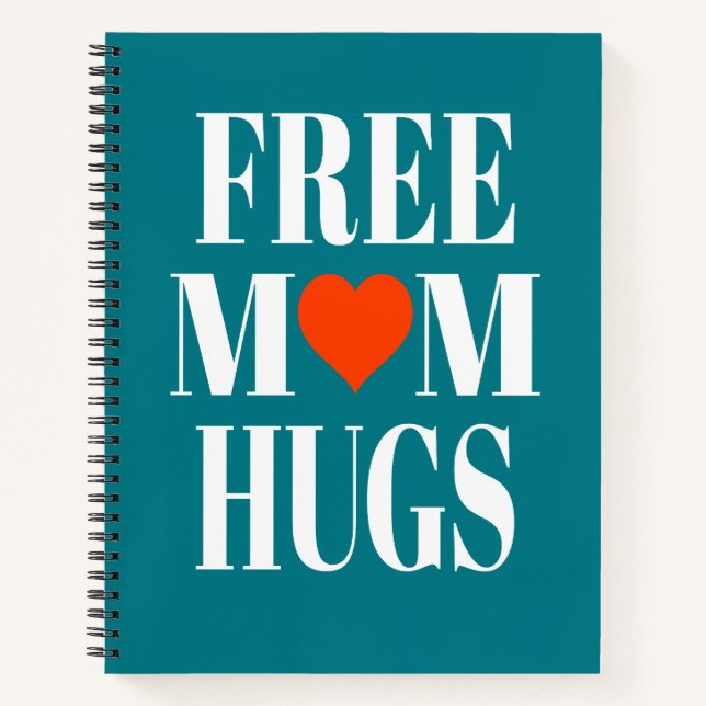 Free Mum Hugs Notebook (Front)