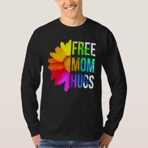 Free Mum Hugs Pride Rainbow Lgbt 2 T-Shirt