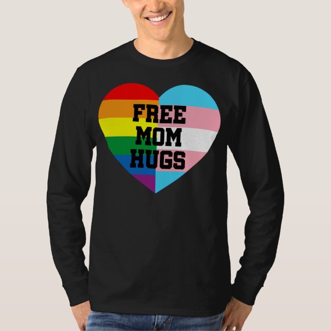 Free Mum Hugs Shirt, Mum Hugs Shirt, Proud Mum T-Shirt (Front)