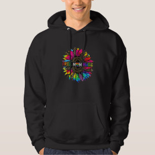 Free Mum Hugs Sunflower Leopard Rainbow Lgbt Gay P Hoodie