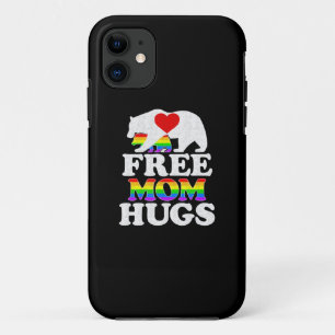 Free Mum Hugs t  Women Lgbt Pride Mama Bear Case-Mate iPhone Case