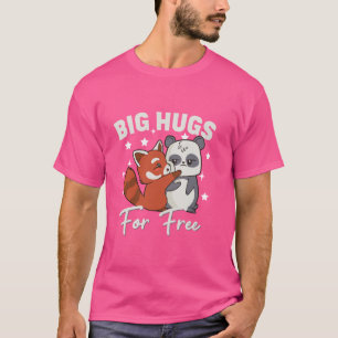 Free Mum Panda Bear hugs Tee  Cute funny bear momm