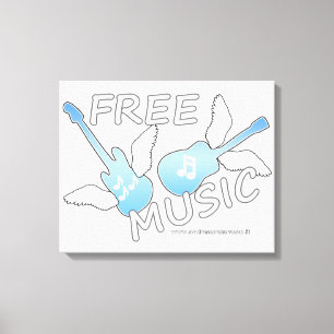 Free Music Canvas Print