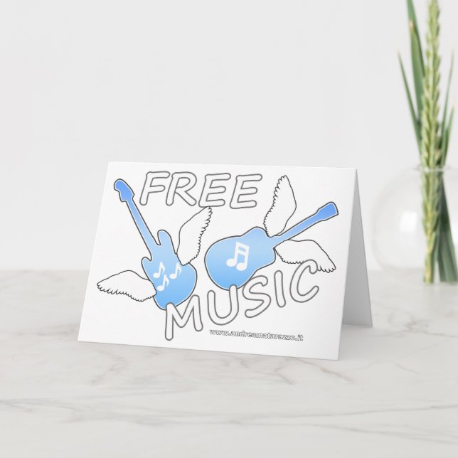 Free Music  Card (Front)