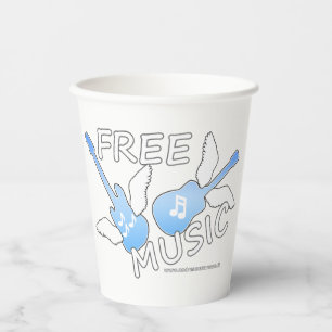 Free Music Paper Cups