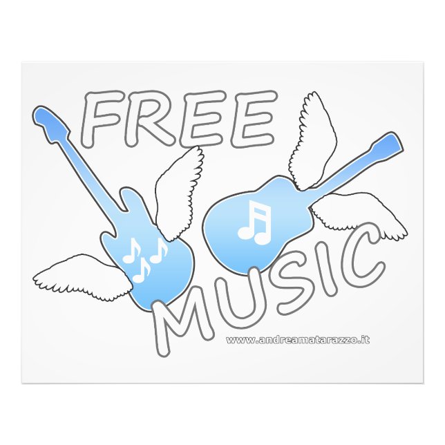 Free Music Photo Print (Front)