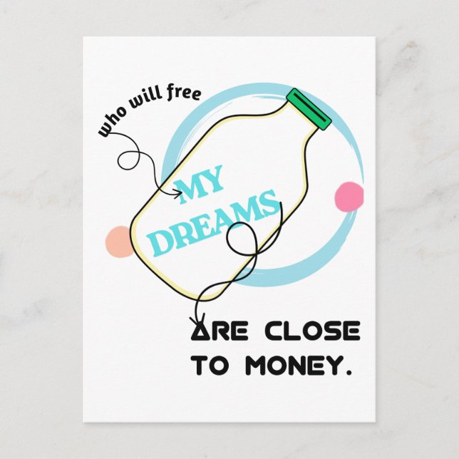 Free my dreams  postcard (Front)
