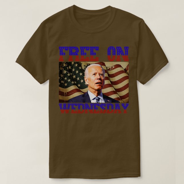 Free On Wednesdays T-Shirt (Design Front)