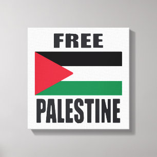 Free Palastine Canvas Print