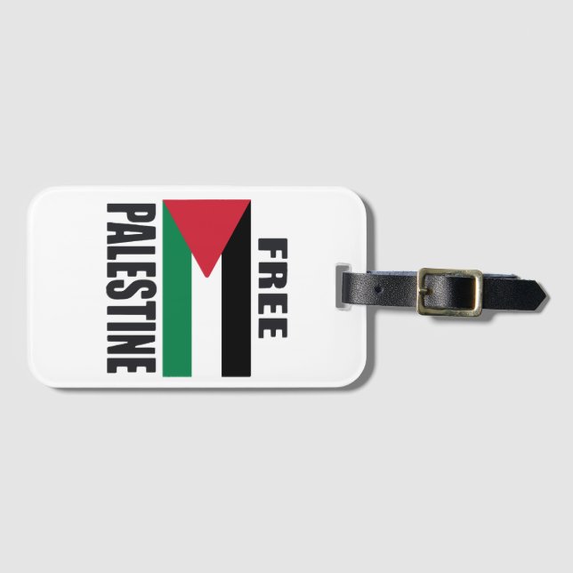 Free Palastine Luggage Tag (Front Horizontal)