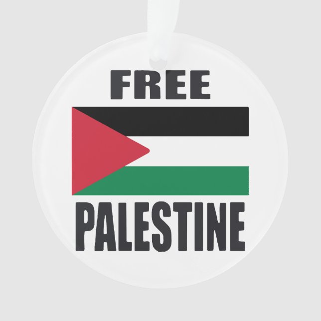 Free Palastine Ornament (Front)