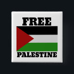 Free palestine 15 cm square badge<br><div class="desc">Free palestine</div>