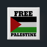 Free palestine 15 cm square badge<br><div class="desc">Free palestine</div>
