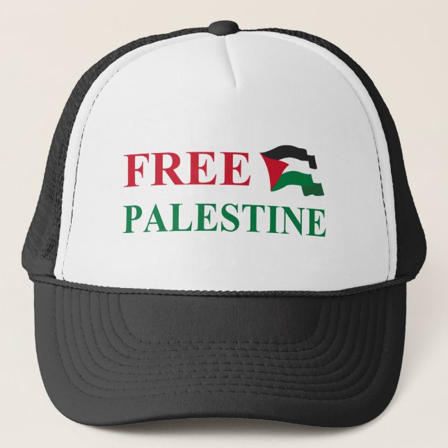 free palestine #2 trucker hat (Front)