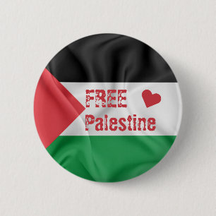 Free Palestine 6 Cm Round Badge