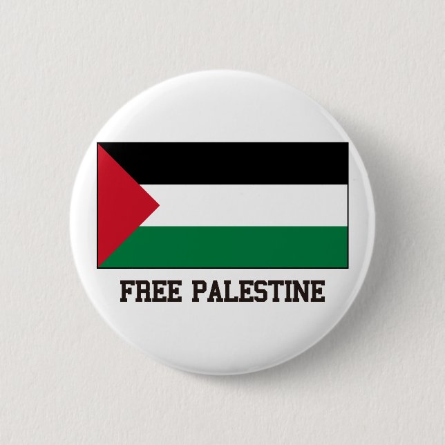 Free Palestine 6 Cm Round Badge (Front)